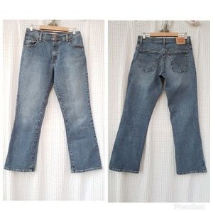 Levi's 550 high rise boot cut 10 short